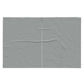 Ściana boczna namiotu na imprezy 2 pcs jasnoszary 400 x 195 cm