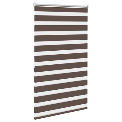 Roleta Zebra 80,9x175 cm Szerokość tkaniny 76,7 cm kawa