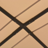Altana/namiot ogrodowy, 3x3 m, stal, beżowy