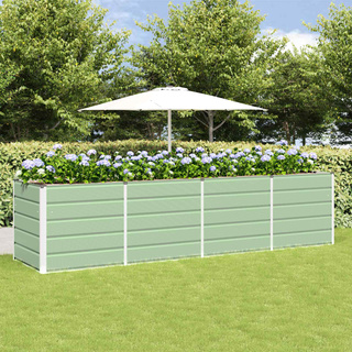 Donica Zielony 320 x 80 x 75 cm Stal