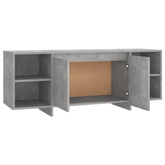 vidaXL Szafka pod TV, szarość betonu, 130x35x50 cm