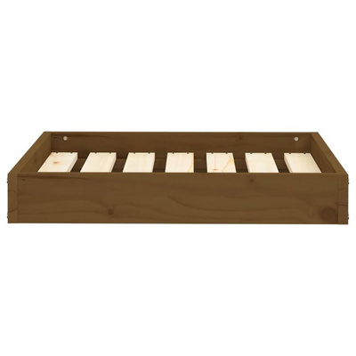 vidaXL Legowisko dla psa, miodowy brąz, 61,5x49x9 cm, drewno sosnowe