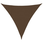 Żagiel przeciwsłoneczny, 160 g/m?, brązowy, 4,5x4,5x4,5 m
