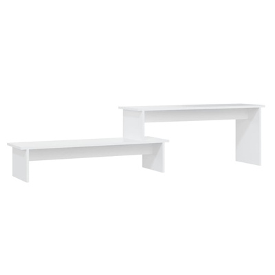 vidaXL Szafka pod TV, biała, 180x30x43 cm, materiał drewnopochodny