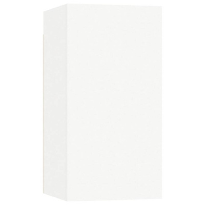 vidaXL Szafki telewizyjne, 4 szt., białe, 30,5x30x60 cm, płyta wiórowa