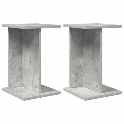 Stojak na rośliny 2 pcs Betonowy Szary 25 x 25,5 x 40,5 cm