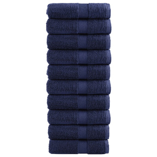 Ręczniczki premium, SOLUND, 10 szt., granatowe, 30x50 cm, 600 g/m?