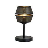 Lampka nocna  MALIA LN BLACK/GOLD