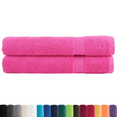 Ręczniki premium SOLUND, 2 szt., różowe, 100x200 cm, 600 g/cm?