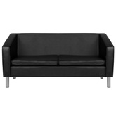 Gabbiano sofa do poczekalni BM18003 czarna 126716