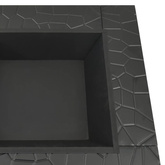 vidaXL Palenisko z pogrzebaczem, 79x79x46,5 cm, XXL, stal