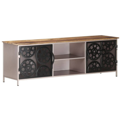 vidaXL Szafka pod TV, 120x30x40 cm, surowe drewno mango