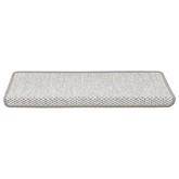 Samoprzylepne nakładki na schody 15 szt., 65x21x4 cm, platynowe