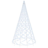 vidaXL Choinka do montażu na maszcie, 3000 zimnych białych LED, 800 cm