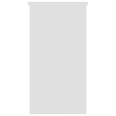 Biurko, białe, 80x40x75 cm, materiał drewnopochodny