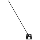 Rake leveling do ogrodu Czarny Stal malowana proszkowo