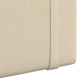 Wezgłowie wiszące Kremowy tkanina