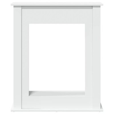 Obudowa kominka, biała, 75x20x87,5 cm, materiał drewnopochodny