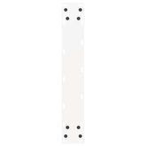 Nogi do stołu barowego w kształcie litery U 2 szt. Białe 40x(90-91) cm Stal