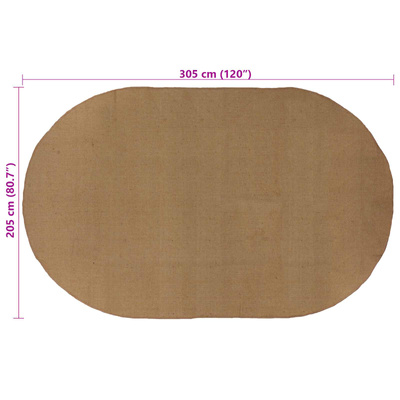 Dywany pokojowe naturalny 205 x 305 cm Juta