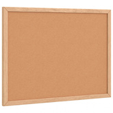 Tablica korkowa z ramą z litego drewna sosnowego 40x30 cm