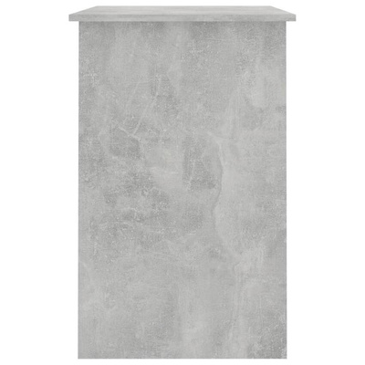 vidaXL Biurko, szarość betonu, 100x50x76 cm, materiał drewnopochodny