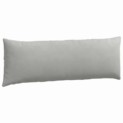 Poduszki na sofę 2 pcs Jasnoszary 120 x 40 cm tkanina