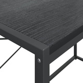 vidaXL Biurko na komputer, czarne 110x60x138cm materiał drewnopochodny