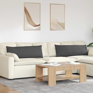 Poduszki na sofę 2 pcs Ciemnoszary 120 x 40 cm