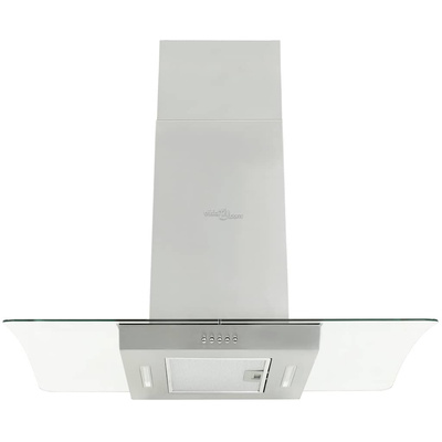Okap kuchenny LED, stal nierdzewna, 90 cm, 756 m³/h