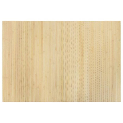 Dywan prostokątny, jasny naturalny, 70x100 cm, bambusowy vidaXL