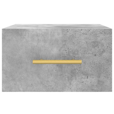 vidaXL Wiszące szafki nocne, 2 szt., szarość betonu, 35x35x20 cm model standard