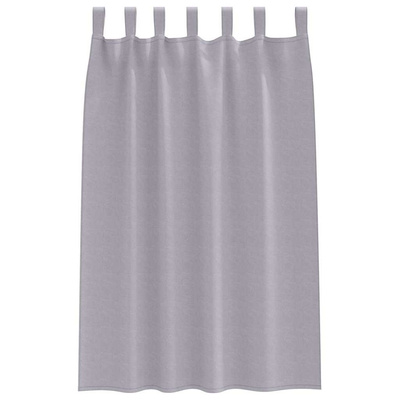 Firany blackout z kółkami 2 pcs Metaliczny Szary 175 x 140 cm