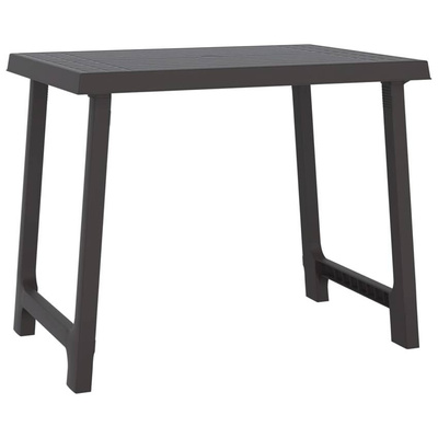 vidaXL Stolik turystyczny, antracytowy, 79x56x64 cm, PP