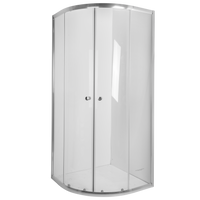 Kabina natr.półok.vitoria 80x80 pr.chrom szk. clear AK-49-185-O Invena