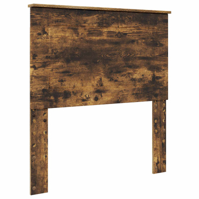 Ramka łóżka Dąb wędzony 75 x 190 cm Drewno inżynieryjne