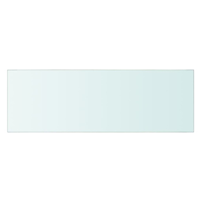 Półka szklana, bezbarwny panel, 60x20 cm