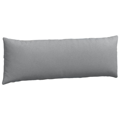 Poduszki na sofę 2 pcs Jasnoszary 120 x 40 cm tkanina