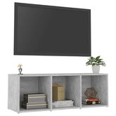 vidaXL Szafka pod TV, szarość betonu, 107x35x37 cm