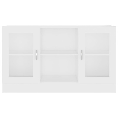 Witryna, biała, 120 x 30,5 x 70 cm, płyta wiórowa