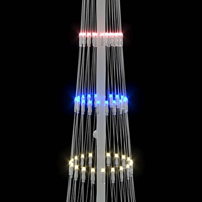 Choinka świąteczna LED Wielokolorowe 51 x 51 x 190 cm Metal