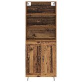 Highboard 2 szt. Stare drewno 69,5 x 34 x 180 cm