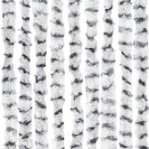 Zasłona przeciwko owadom, jasnoszaro-ciemnoszara, 118x220 cm