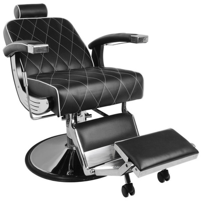 Gabbiano fotel barberski Imperial czarny 112449