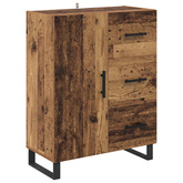 Highboard 2 szt. Stare drewno 69,5 x 34 x 180 cm