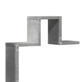 Półka wisząca, szarość betonu, 104,5x10x43 cm