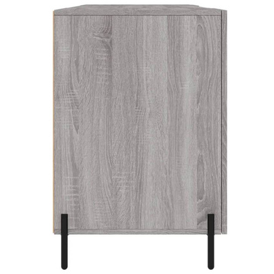 vidaXL Biurko, szary dąb sonoma, 140x50x75 cm, materiał drewnopochodny wariant 6