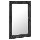 vidaXL Lustro ścienne w stylu barokowym, 50x80 cm, czarne