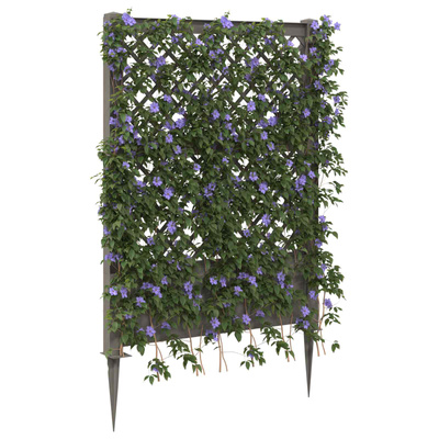 Trellis z gwoździem Szary 99 x 6 x 165 cm PP
