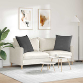 Poduszki na sofę 2 pcs Ciemnoszary 60 x 60 cm